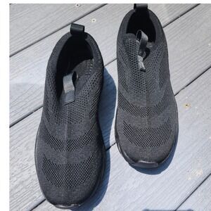 HOBIBEAR Slip On‎ Sneakers Walking Shoes Comfort Casual Black Size 42 / 260